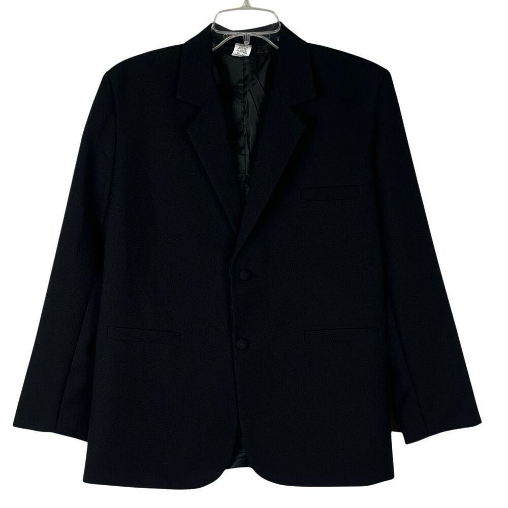 Boy’s Black Suit Jacket 16 - Picture 2 of 9